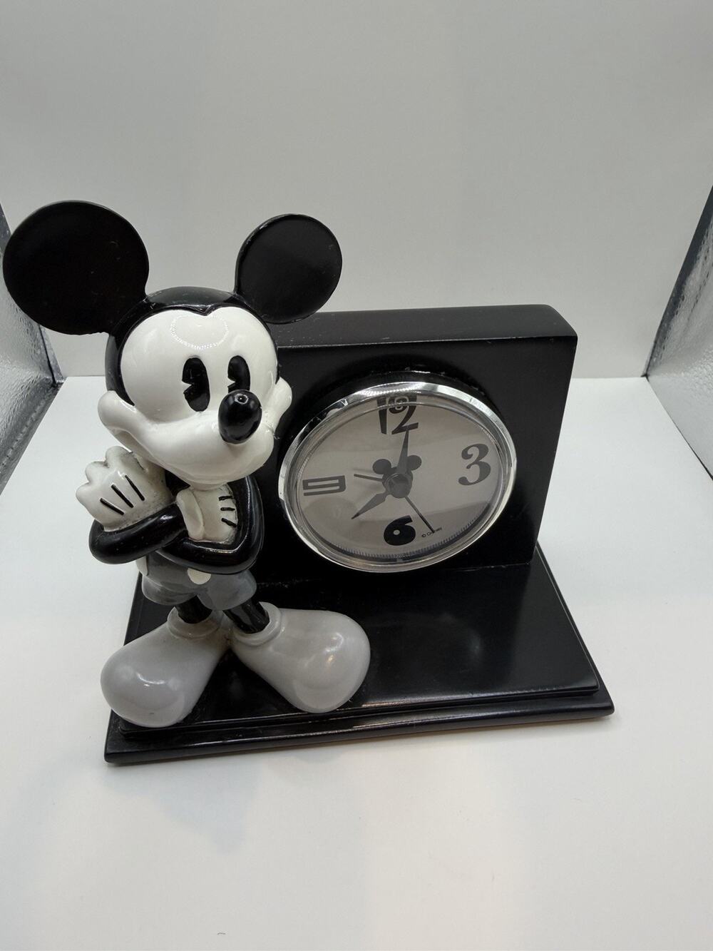 Vintage Mickey Desk Clock - Works